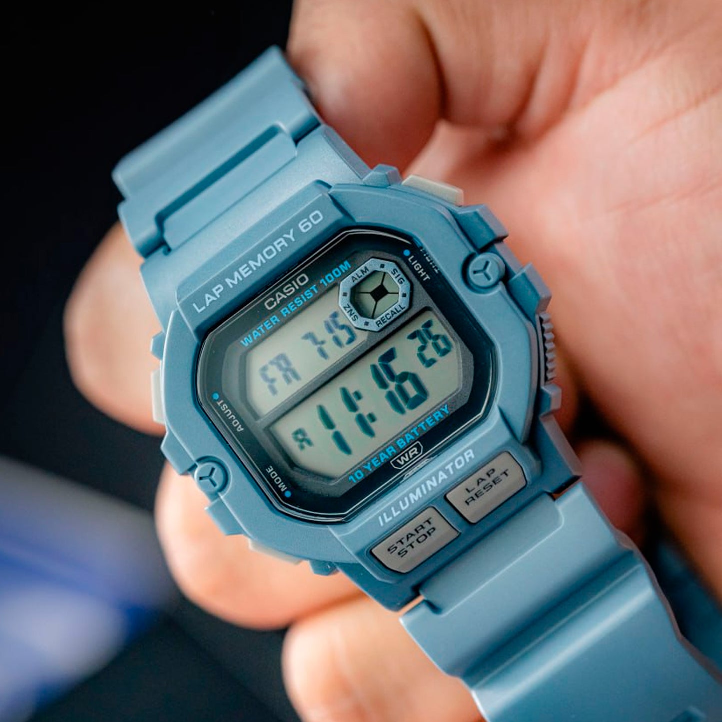 WS-1400H | RELOJ DEPORTIVO DE GOMA PARA HOMBRE CASIO