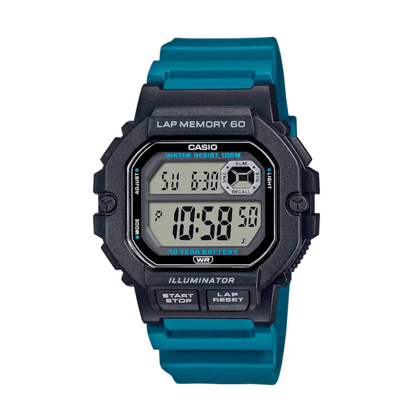 WS-1400H | RELOJ DEPORTIVO DE GOMA PARA HOMBRE CASIO