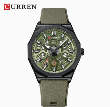 8437 | RELOJ CURREN ORIGINAL SILICONA MULTICOLOR