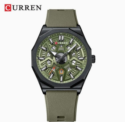 8437 | RELOJ CURREN ORIGINAL SILICONA MULTICOLOR