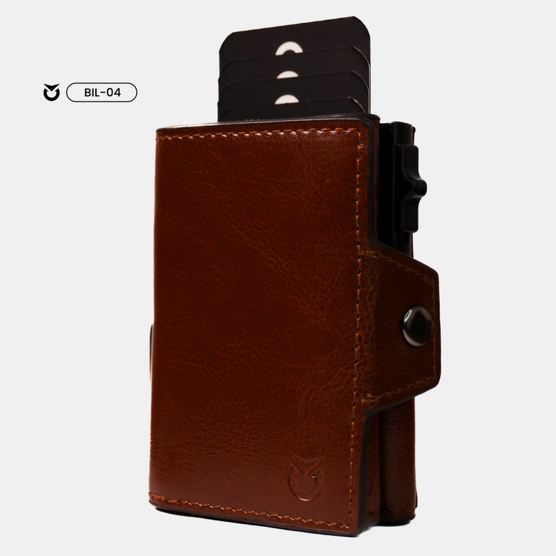 BILLETERA PARA HOMBRE SMOOTH BROWN | SKU: BIL-04