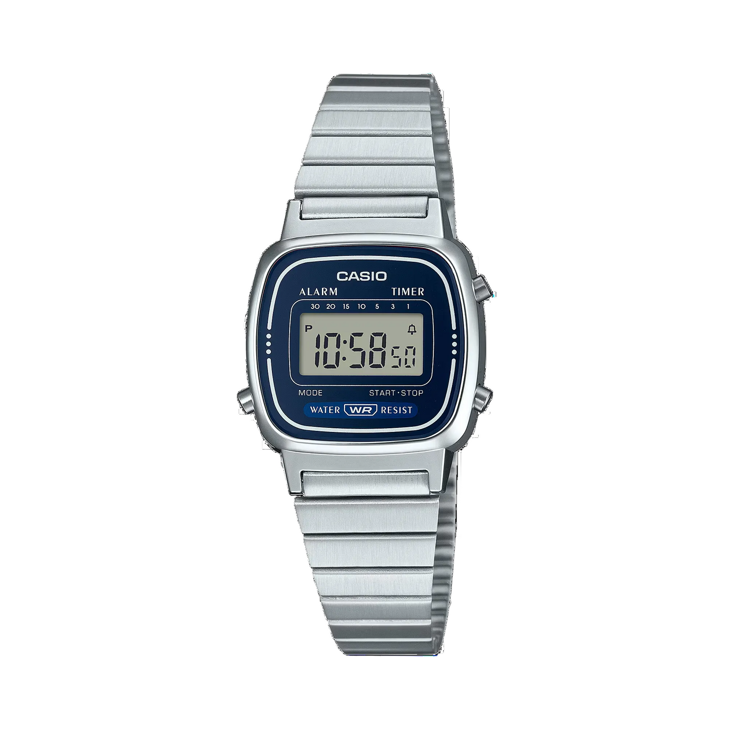 A168W / LA-670 | RELOJ CASIO DE ACERO PARA PAREJA | SKU: CAS-216/CAS-147