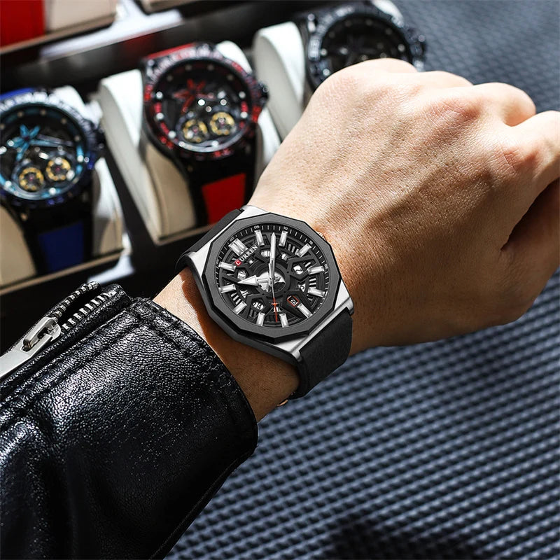 8437 | RELOJ CURREN ORIGINAL SILICONA MULTICOLOR