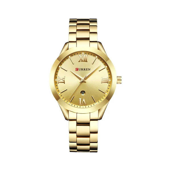 RELOJ CURREN MUJER ORIGINAL ELEGANTE ACERO INOXIDABLE 9007