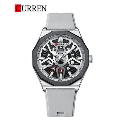 8437 | RELOJ CURREN ORIGINAL SILICONA MULTICOLOR