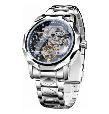 RELOJ FORSINING GMT 1238 - AUTOMÁTICO ELEGANTE PLATEADO | FOR-26