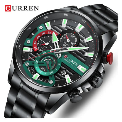 8401 | RELOJ CURREN ORIGINAL ACERO | CUR-92, CUR-93