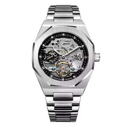 RELOJ FORSINING 100 ORIGINAL AUTOMÁTICO NEGRO, PLATEADO, DORADO | FOR-28 , FOR-29, FOR-30