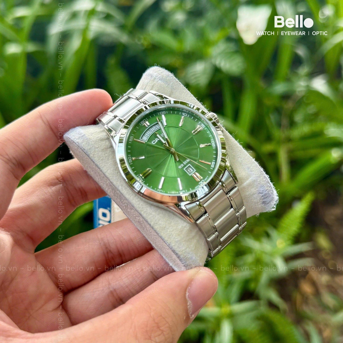 MTP-1381 | RELOJ CASIO ORIGINAL DE ACERO PLATEADO | CAS-75, CAS-72