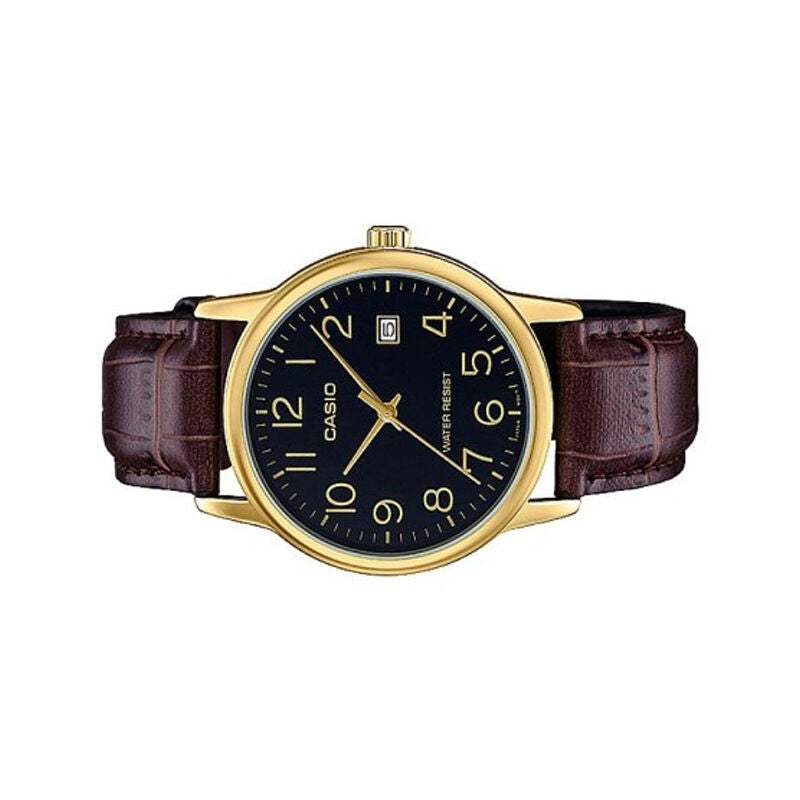 MTP-V002GL/LTP-V002GL RELOJ CASIO ORIGINAL DE CUERO ANALÓGICO PARA PAREJA | CAS-120, CAS-37