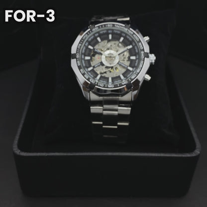 RELOJ FORSINING 340 ORIGINAL PLATEADO | FOR-3