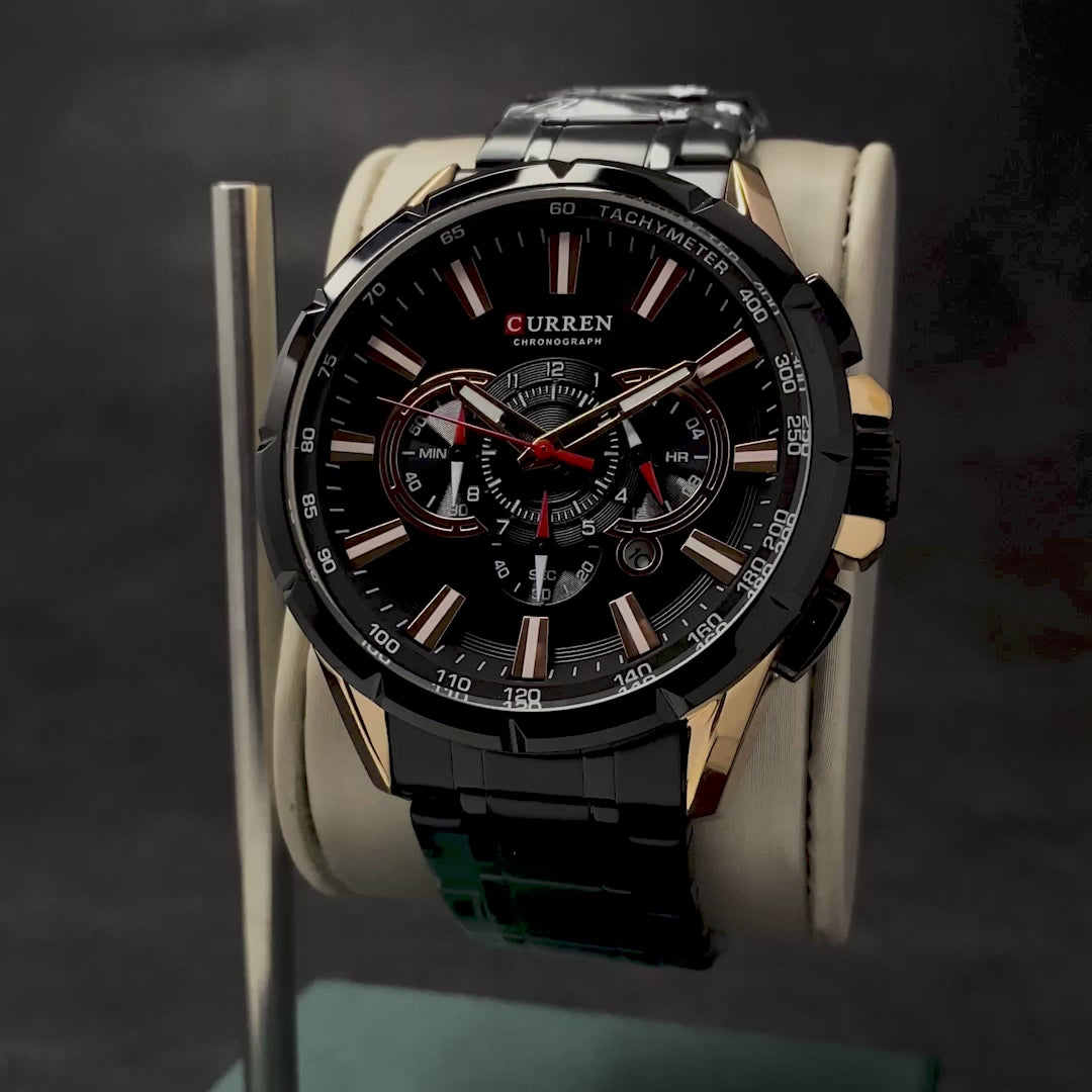 RELOJ CURREN NEGRO 8363
ELEGANTE PARA HOMBRE