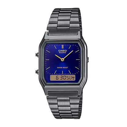 AQ-230 | RELOJ CASIO ORIGINAL DE ACERO PLATEADO | CAS-273