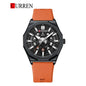8437 | RELOJ CURREN ORIGINAL SILICONA MULTICOLOR