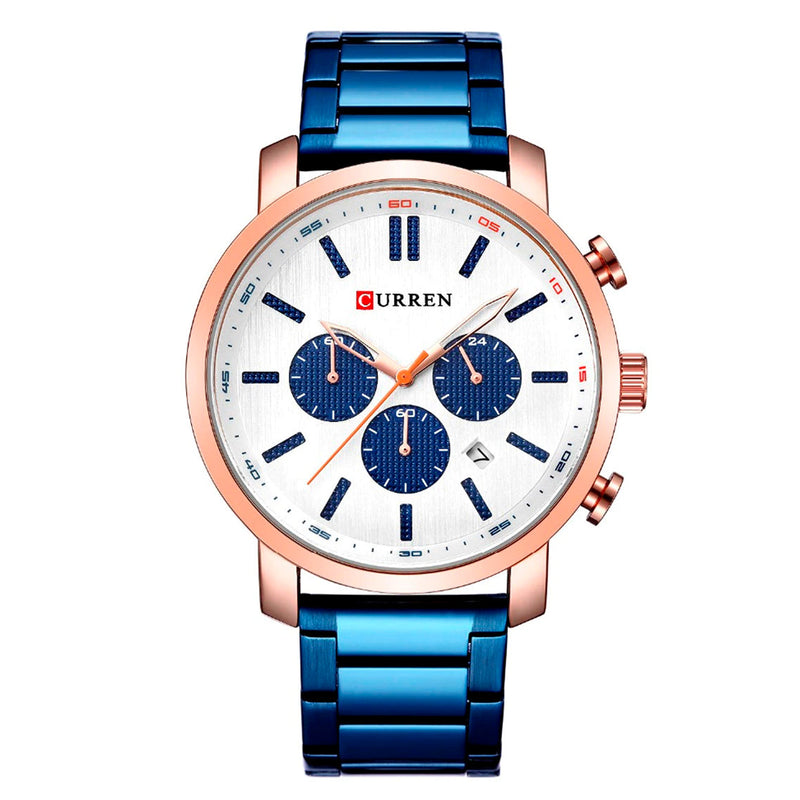 RELOJ CURREN AZUL 8315 
CASUAL PARA HOMBRE - COLOMBIA 