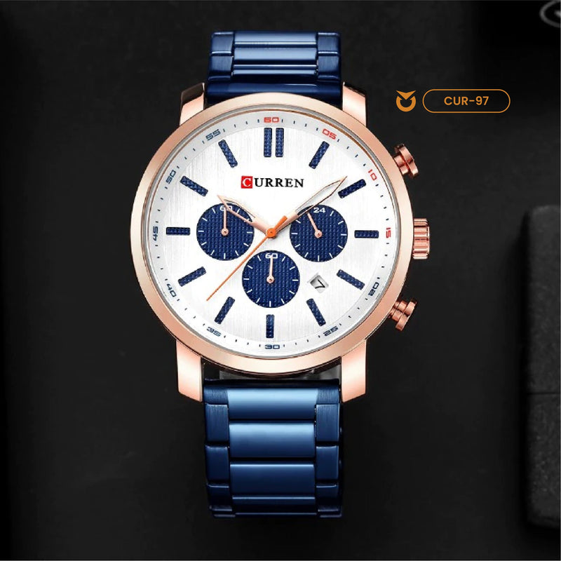 RELOJ CURREN AZUL 8315 
CASUAL PARA HOMBRE - COLOMBIA 