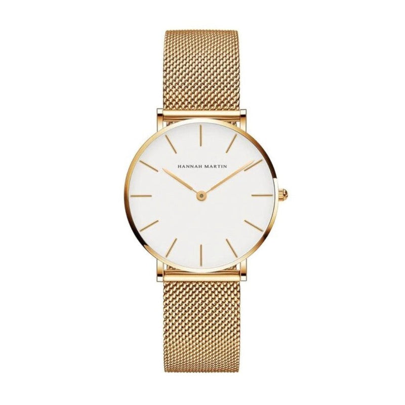 RELOJ HANNAH MARTIN - ORO COMPLETO CASUAL | SKU: HAN-4