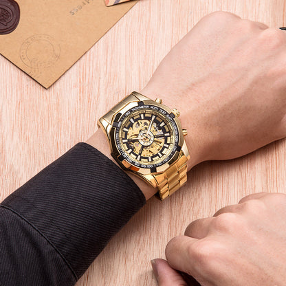 RELOJ FORSINING - AUTOMÃŒÂTICO DORADO | SKU: FOR-2 - CLOCK-PERU