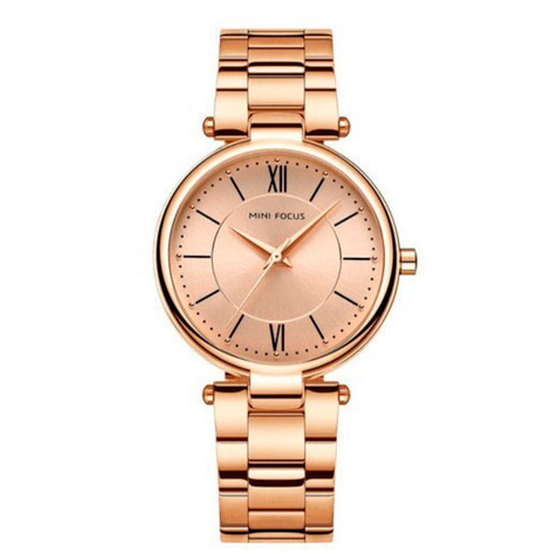 RELOJ MINIFOCUS MUJER - LUJO DORADO ROSADO | SKU: MIN-17