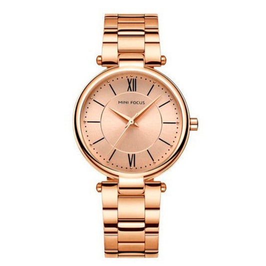RELOJ MINIFOCUS MUJER - LUJO DORADO ROSADO | SKU: MIN-17