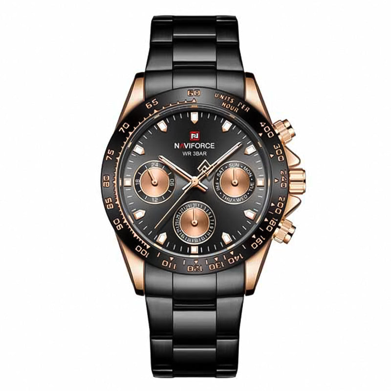 RELOJ NAVIFORCE - NEGRO SUNSHINE | SKU: NAV-65