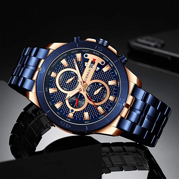 RELOJ CURREN AZUL 8337
CUR-72 ELEGANTE PARA HOMBRE - COLOMBIA 