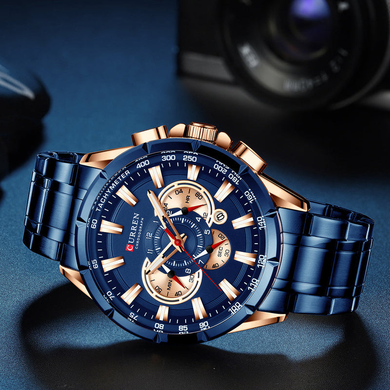 RELOJ CURREN AZUL 8363
ELEGANTE PARA HOMBRE