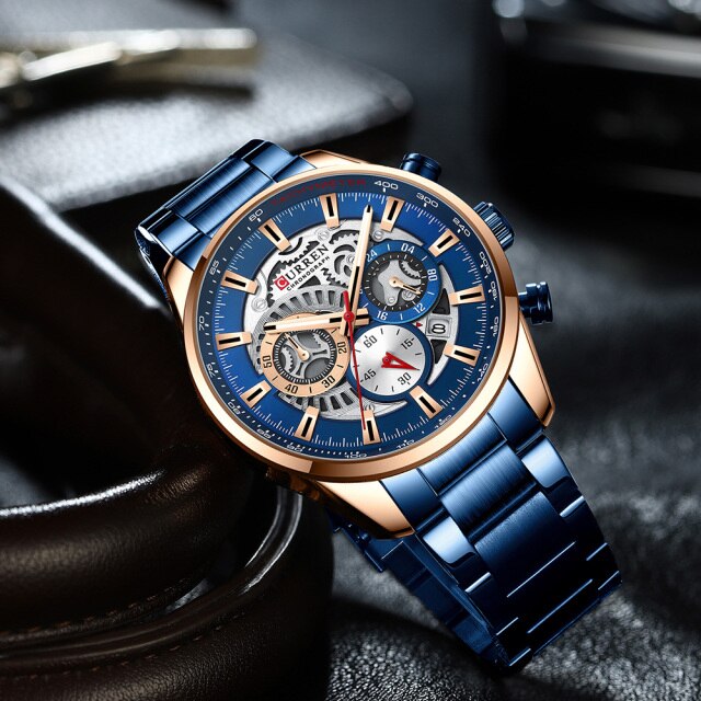 RELOJ CURREN AZUL 8391
ELEGANTE PARA HOMBRE - COLOMBIA 