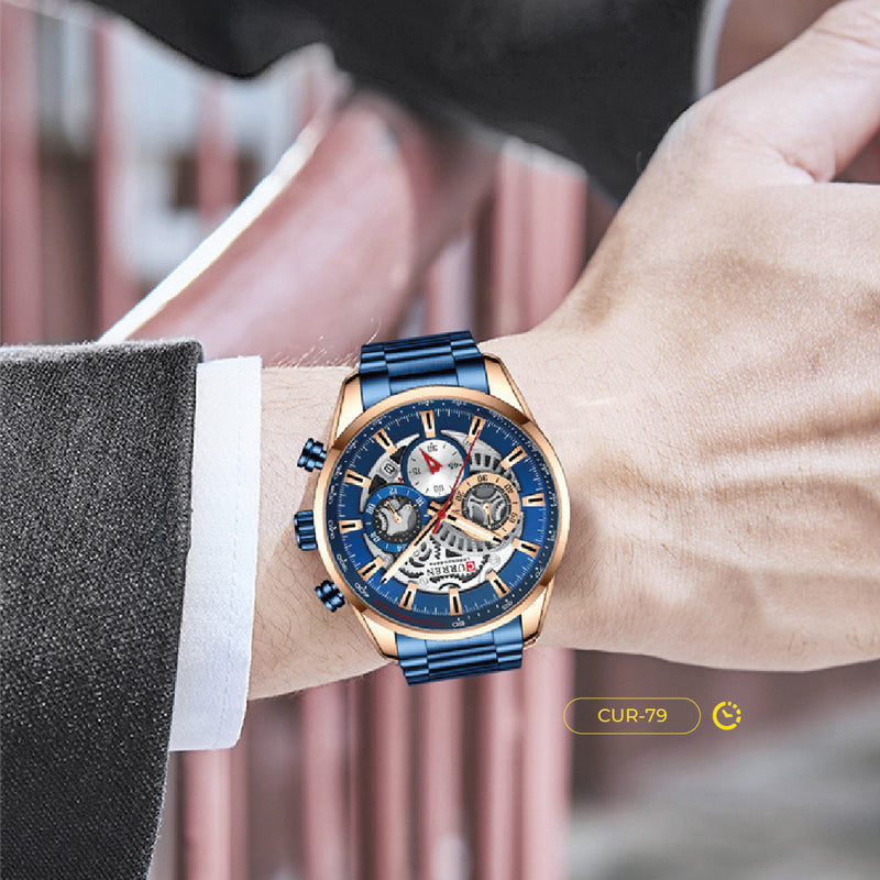 RELOJ CURREN AZUL 8391
ELEGANTE PARA HOMBRE - COLOMBIA 