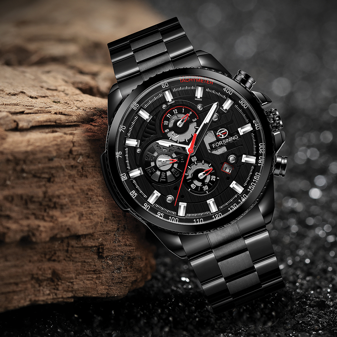 RELOJ FORSINING NEGRO 6909
ELEGANTE PARA HOMBRE - COLOMBIA