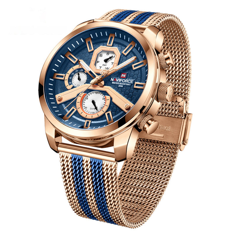 RELOJ NAVIFORCE AZUL 9211
ELEGANTE PARA HOMBRE - COLOMBIA