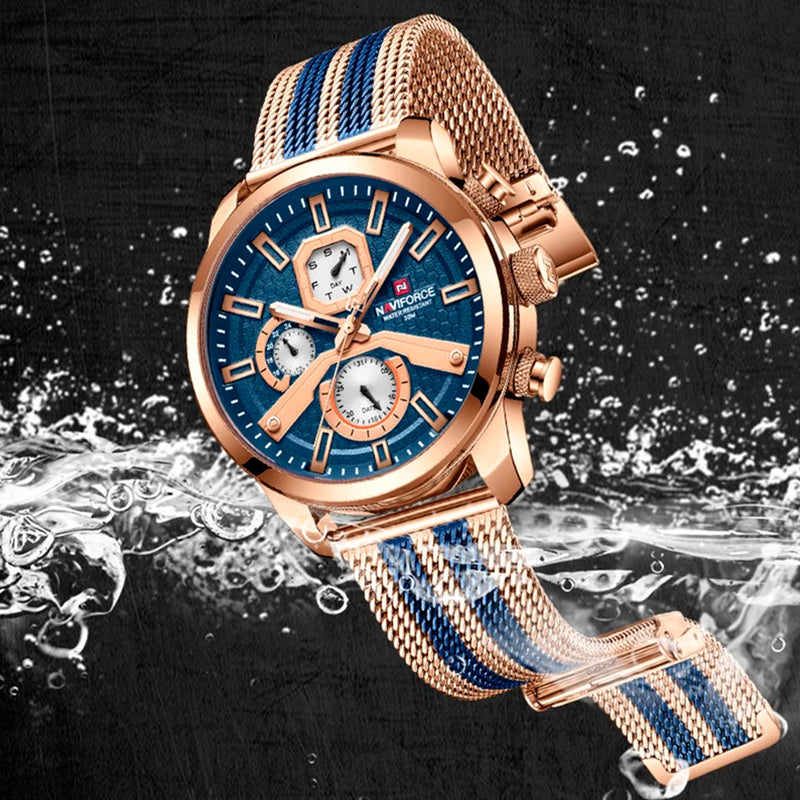 RELOJ NAVIFORCE AZUL 9211
ELEGANTE PARA HOMBRE - COLOMBIA