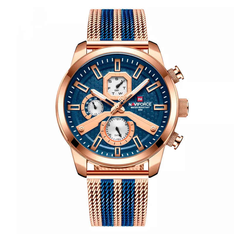 RELOJ NAVIFORCE AZUL 9211
ELEGANTE PARA HOMBRE - COLOMBIA