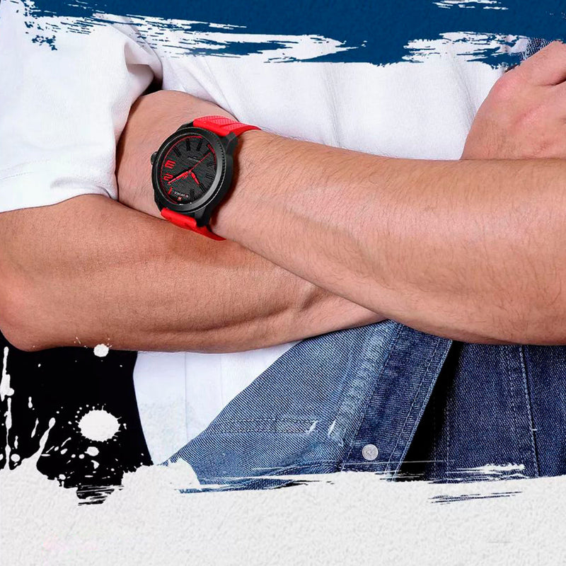 RELOJ NAVIFORCE ROJO 9202
DEPORTIVO PARA HOMBRE - COLOMBIA 