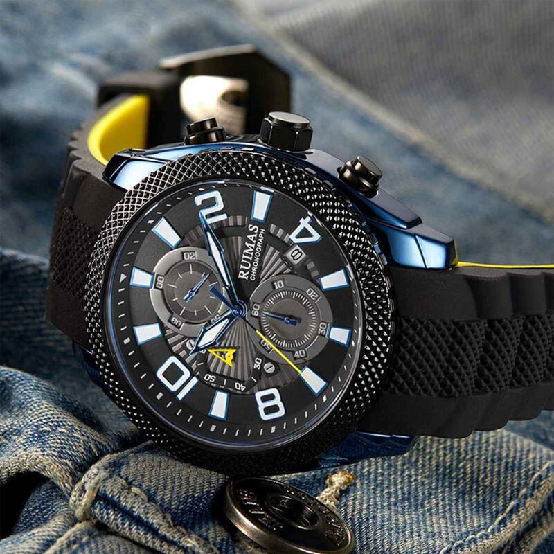 RELOJ RUIMAS NEGRO 584G 
DEPORTIVO PARA HOMBRE - COLOMBIA 