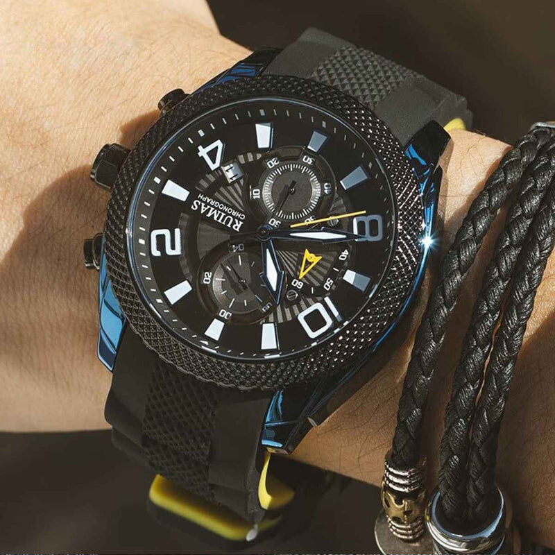 RELOJ RUIMAS NEGRO 584G 
DEPORTIVO PARA HOMBRE - COLOMBIA 