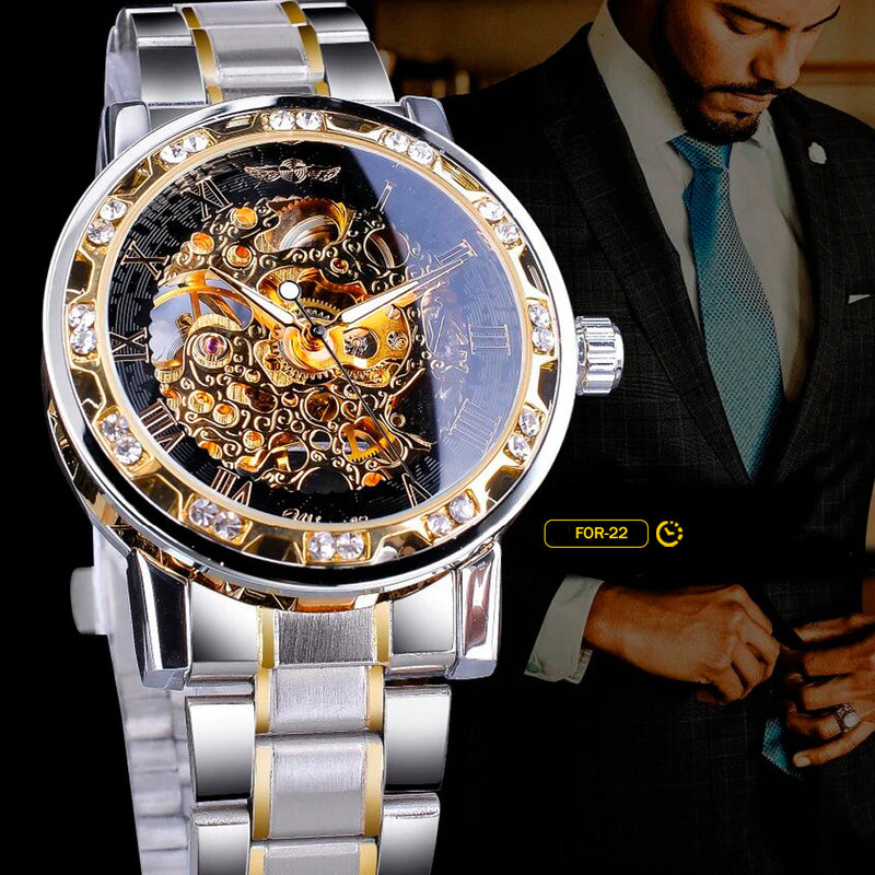 Reloj Forsining Plomo 454G
Elegante para Hombre 