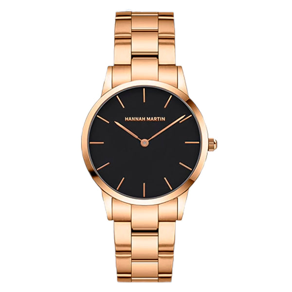 Reloj Hannah Martin Elegante Dorado Otoño Acero HAN-31 
1223-1 para Mujer