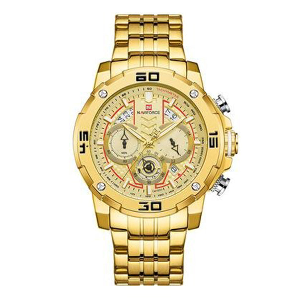 Reloj Naviforce Elegante Acero Dorado NAV-23 9175-GG para Hombre