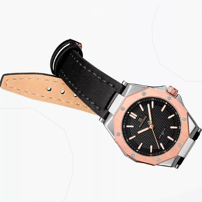 RELOJ NAVIFORCE CUERO PARA MUJER