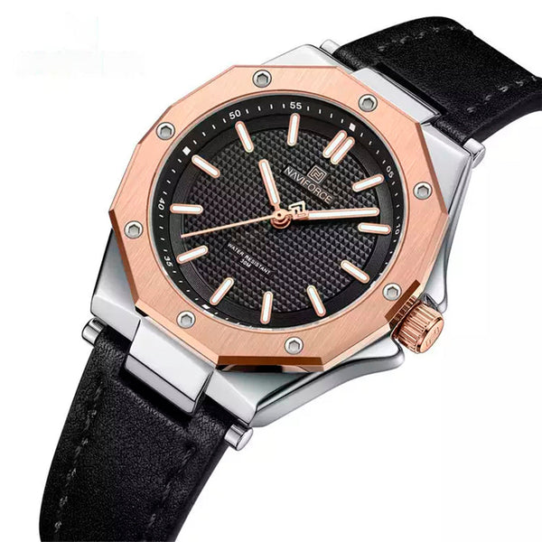 RELOJ NAVIFORCE CUERO PARA MUJER