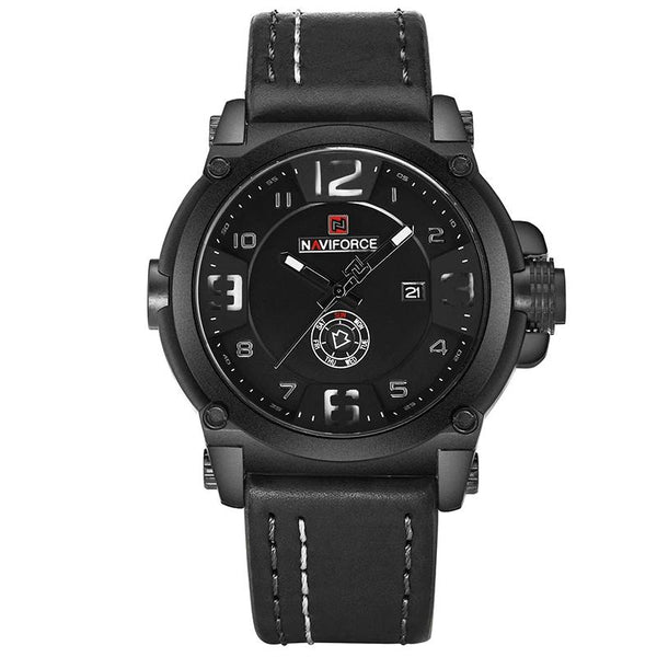 RELOJ NAVIFORCE NEGRO  TOTAL  NAV-17 - CLOCK COLOMBIA