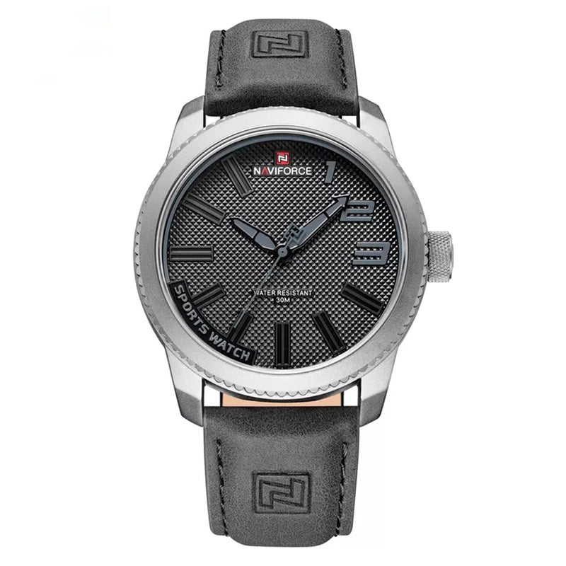 RELOJ NAVIFORCE CUERO NEGRO 
ORIGINAL PARA HOMBRE