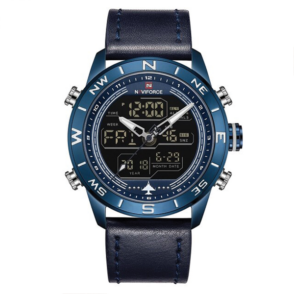 RELOJ NAVIFORCE AZUL CUERO 9144
CLOCK COLOLMBIA