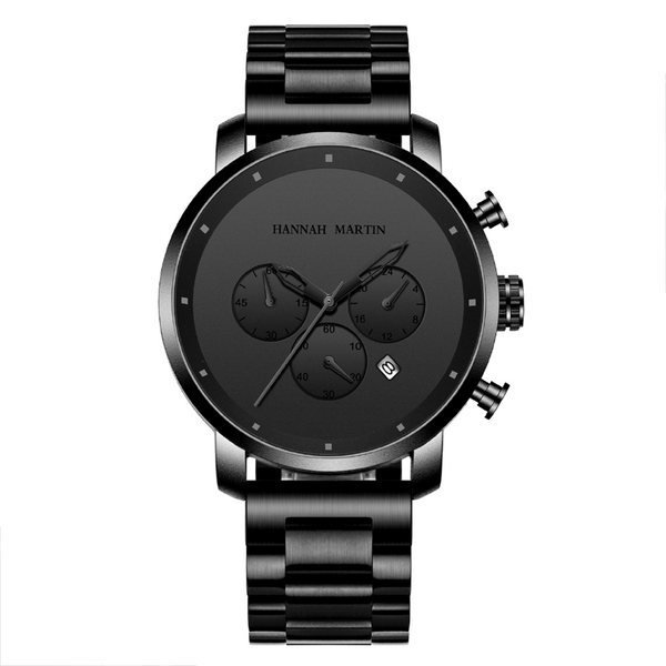 RELOJ HANNAH MARTIN - NEGRO COMPLETO | SKU: HAN-8